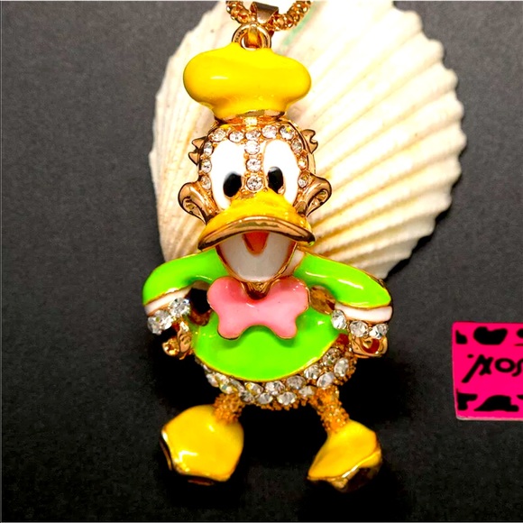 Betsey Johnson Jewelry - New Betsey Johnson Donald Duck Sailor Necklace